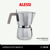 ALESSI【微瑕特价】摩卡壶单阀意式咖啡壶便携浓缩咖啡机 切面摩卡壶3杯份 95ml 包装微瑕