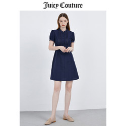 Juicy Couture 橘滋 夏季新款轻奢气质收腰裙子小香风连衣裙仙女裙