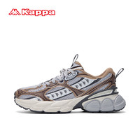 卡帕（Kappa）老爹鞋男子运动鞋春季复古时尚跑步鞋 冷灰色 44