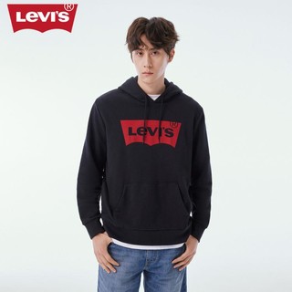 Levi's 李维斯 男女款连帽卫衣 19622 黑色 XS