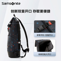 Samsonite 新秀丽 双肩包男女大容量通勤旅行书包男士背包新款HD4