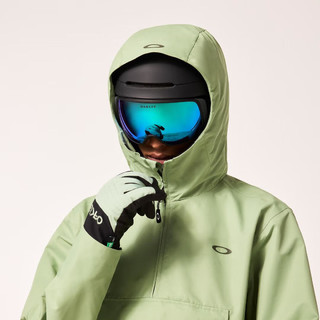 OAKLEY欧克利连帽外套户外装备防风专业滑雪服 嫩绿色 L