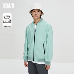 Semir 森马 外套男春季三防时尚通勤潮流个性简约棒球服日常舒适休闲夹克