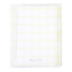 kokuyo国誉格子印象系列wsgrulp11b540页活页本黄紫色