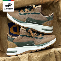 cartelo卡帝乐鳄鱼线下专柜同款新款男士百搭运动休闲鞋男鞋潮流板鞋