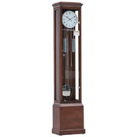 Hense 汉时 欧式落地钟客厅简约现代创意立式大钟实木轻奢机械落地钟表G2101B