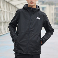 thenorthface北面冲锋衣男款24春泼水夹克外套7qoh2124春季循环款黑色