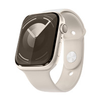 百亿补贴：Apple 苹果 Watch Series 9 GPS款 41毫米 星光色 智能运动手表