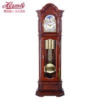 Hermle 赫姆勒 德国赫姆勒钟表机械落地钟客厅中式复古立钟欧式实木座钟装饰摆件
