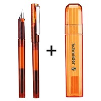 施耐德电气 德国原装施耐德钢笔bk406钢笔透明琥珀棕色 0.35mm EF尖