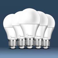 Midea 美的 LED灯泡节能E27大螺口螺纹照明家用光节能球泡柱泡灯泡