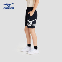 美津浓（MIZUNO）儿童短裤运动裤子男童2024年夏季舒适户外裤 黑色 150cm