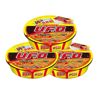 NISSIN 日清食品 U.F.O. 飞碟炒面 铁板牛肉风味 122g*3碗