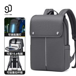 ninetygo90分大容量双肩包商务旅行通勤户外休闲时尚多功能背包156