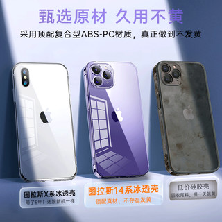 图拉斯【久用不发黄】 适用苹果14promax手机壳iphone14promax保护套超薄透明全包磁吸高端男女款 【美过裸机】不黄原材+裸机手感+超强防爆