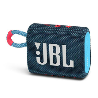 京东百亿补贴：JBL 杰宝 GO3 2.0声道 便携式蓝牙音箱 蓝拼粉色