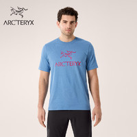 ARC'TERYX 始祖鸟 ARC’TERYX始祖鸟 ARC'WORD LOGO SS 透气 男子 棉质短袖T恤 Stone Wash/琢石蓝