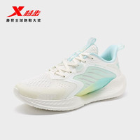 特步（XTEP）跑鞋舒适透气女鞋977218110024 纯净粉 35