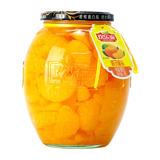 HUANLEJIA 欢乐家 桔子橘子罐头 新鲜水果罐头980g 休闲零食 方便速食既食