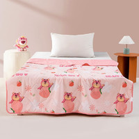Disney 迪士尼 A类毛毯被子驱蚊被芯亲肤柔软透气家庭床上用品 草莓熊200*150cm