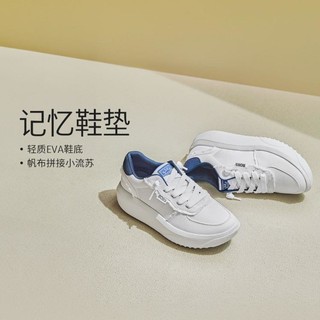 SKECHERS 斯凯奇 女士小白鞋 114751