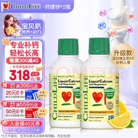 CHILDLIFE 童年时光 ChildLife 大白瓶钙镁锌液体钙 婴幼儿童补钙补锌乳钙 进口 6个月以上 473ml/瓶