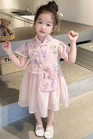 移动专享：儿童新中式连衣裙