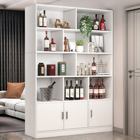 墨尚思 酒柜进门简约玄关柜客厅装饰隔断柜现代门厅间厅柜 暖白色100*24*180cm