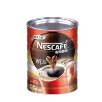 Nestlé 雀巢 黑咖啡醇品无蔗糖健身速溶纯美式咖啡粉罐装瓶装500g巢雀袋装