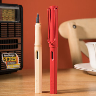 LAMY 凌美 钢笔 Safari狩猎系列 VT2001-ST  士多啤梨红 0.7mm 单支装
