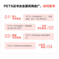 环球网校 2024年全国公共英语三级网课四级一级PETS3等级4考试视频教材培训