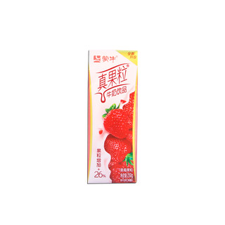 MENGNIU 蒙牛 真果粒草莓果粒牛奶饮品250ml*12盒*2箱学生儿童营养早餐牛奶