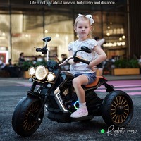 热豹 儿童摩托车小孩电动车超大号3-4-5-10岁以上玩具小车男女宝宝机车