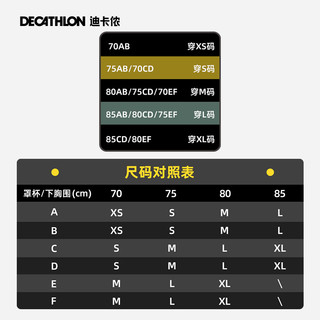 DECATHLON 迪卡侬 运动背心女高强度防震跑步前拉链内衣健身外穿长款文胸SAS1