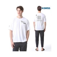 K·SWISS 韩国直邮K.Swiss 健身套装 [K-SWISS] 图案细节 商标细节 短袖 T