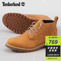 Timberland 男鞋户外通勤耐磨舒适复古商务休闲牛皮鞋 A2AKT