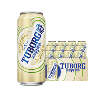 TUBORG 乐堡 白啤酒500ml*12听 整箱装