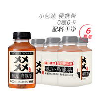 yineng 依能 乌龙茶饮料 添加特级肉桂 0糖0脂0卡 无糖饮料 350ml*6瓶 塑膜装