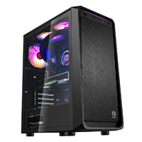 Thermaltake 曜越 Tt（Thermaltake）启航者S5 Mini 黑色 机箱水冷电脑主机（支持ATX/支持240水冷排/）