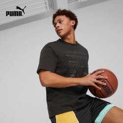 puma彪马官方男子拉梅洛鲍尔运动休闲短袖t恤meloboxy621702