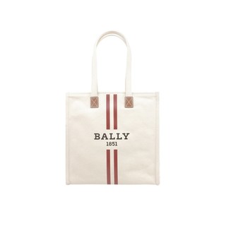 BALLY 巴利 香港直邮Bally女士牛皮米白色简约时尚日常出行斜跨单肩包手提包