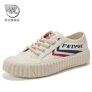 Feiyue. 飞跃 feiyue/飞跃帆布鞋女饼干鞋春季百搭休闲鞋街拍板鞋官方旗舰店433