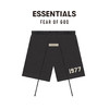 FEAR OF GOD ESSENTIALS 植绒1977系列棉质短裤 潮牌男女运动休闲美式高街潮流经典 铁灰色 XS