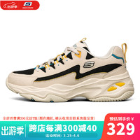 SKECHERS 斯凯奇 老爹鞋运动休闲鞋 自然色/多彩色