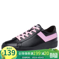 1 普尼PONY滑板鞋女款休闲运动舒适耐磨休闲板鞋82W1TS02 浅紫/黑色 3