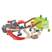 PLUS会员：Hape 火车轨道玩具 火车轨道小镇运输 E3764