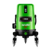 YAGU 亚固 绿光水平仪激光2线3线5线高精度强光细线红外线自动调平水仪