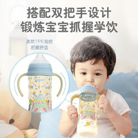 HM DIGITAL HM奶瓶婴儿宽口径双把手第3代自然实感彩绘奶瓶 田园野趣S号奶嘴 160ml