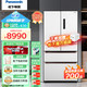  Panasonic 松下 573升法式648mm嵌入冰箱一级能效磨砂白家NR-EW57TMA-W　