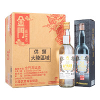 KINMEN KAOLIANG 金门高粱酒 金门高粱 白金龙 清香型白酒 58度600ml*6瓶整箱装 龙年宴请送礼 (含礼袋）